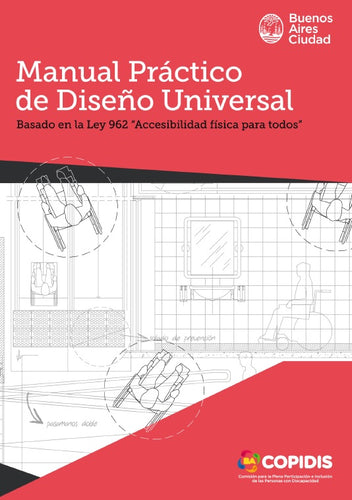 Portada Manual: Práctico de diseño universal, basada en la Ley 692