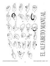 Cargar imagen en el visor de la galería, Página 1 Manual: Lengua de señas
