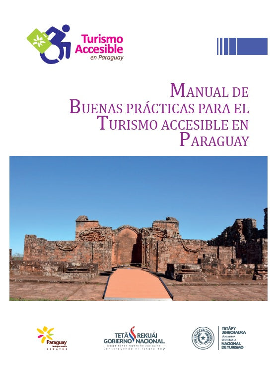 Portada Manual: Buenas prácticas para el turismo accesible en Paraguay