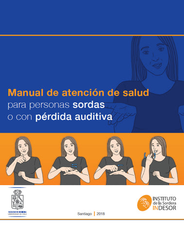 Portada Manual: Atención de salud personas sordas o con pérdida auditiva