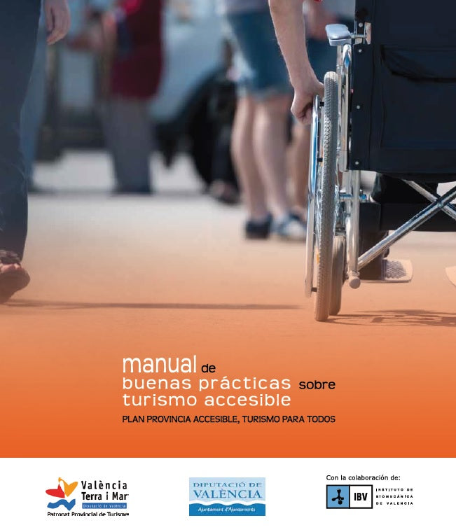 Portada Manual: Buenas prácticas sobre turismo accesible