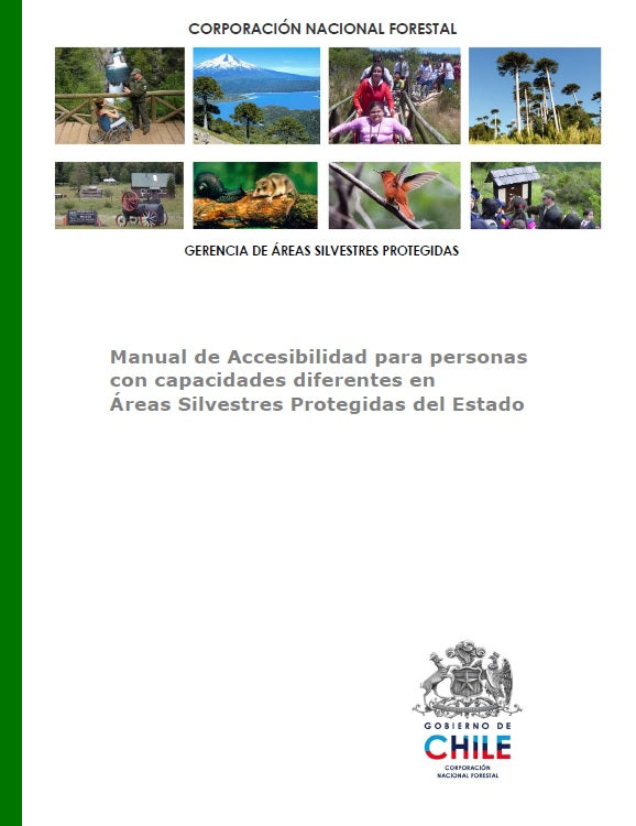 Portada Manual: Accesibilidad en áreas silvestres protegidas del estado