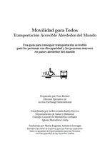 Cargar imagen en el visor de la galería, Portada Guía: Movilidad para todos transportación accesible alrededor del mundo
